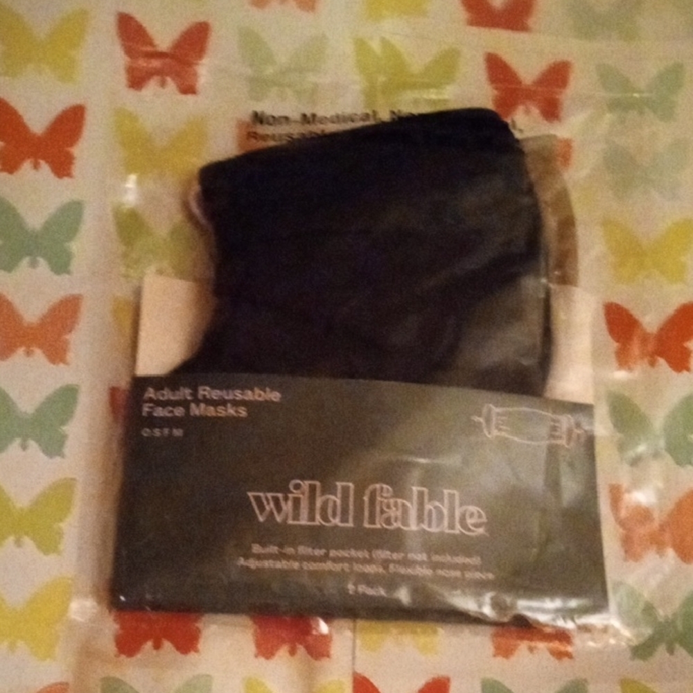 Wild Fable Black Face Mask 2 Pack